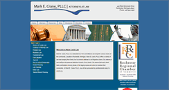 Desktop Screenshot of markcranelaw.com