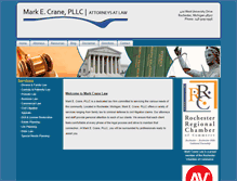 Tablet Screenshot of markcranelaw.com